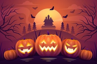 halloween-background-flat-design